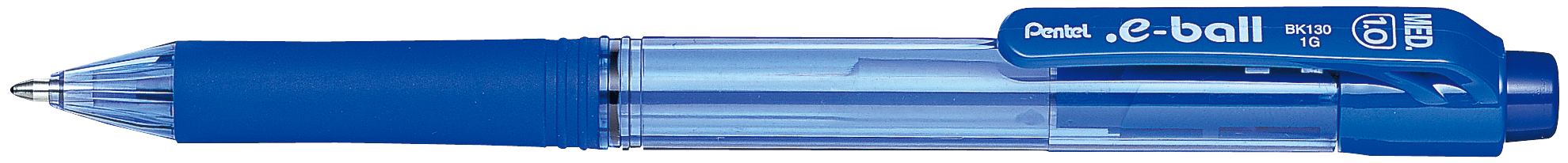 1.0mm Medium Retractable Ballpoint with Rubber Grip