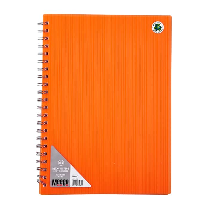 MEECO NOTE BOOK A4 80PG NEON O