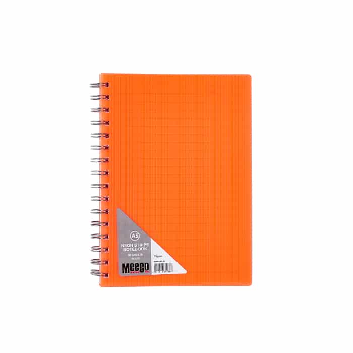 MEECO NOTE BOOK A5 80PG NEON O