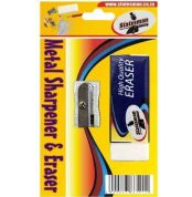 Eraser and Metal Single Hole Sharpener