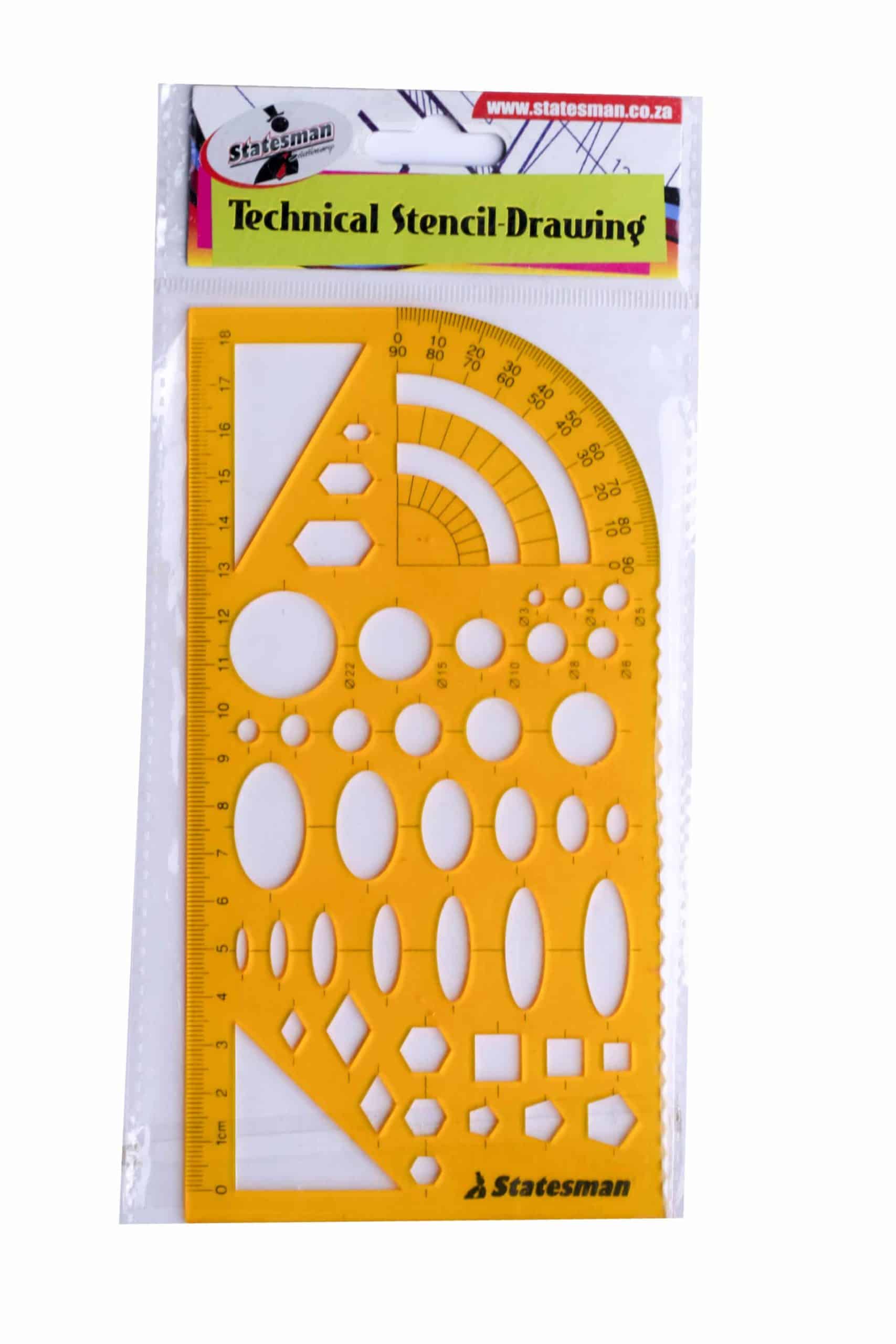 Technical Stencil Drawing